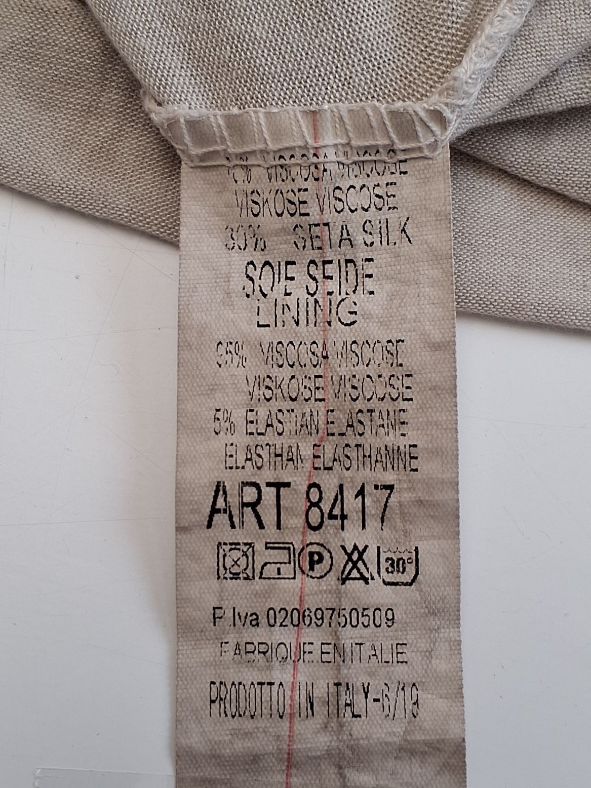 Ukendt mærke silke Kjole